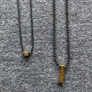 Minimalist necklace set
